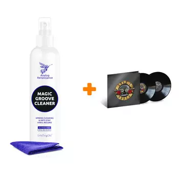 GUNS N` ROSES Greatest Hits 2LP + Спрей для очистки LP с микрофиброй 250мл Набор