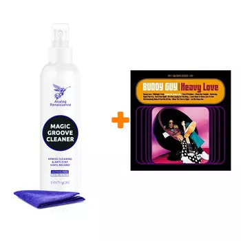 GUY BUDDY Heavy Love 2LP + Спрей для очистки LP с микрофиброй 250мл Набор