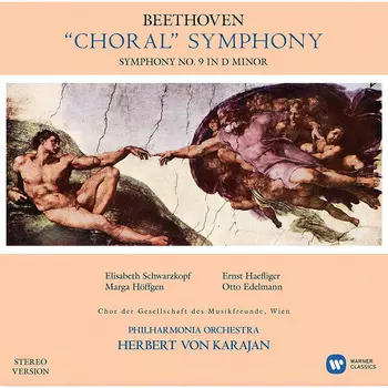 Herbert von Karajan &amp; Philharmonia Orchestra – Beethoven Choral Symphony (2 LP)