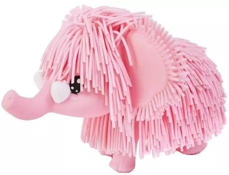 Игрушка Jiggly Pets Мамонтёнок интерактивная (розовая) (14 см)