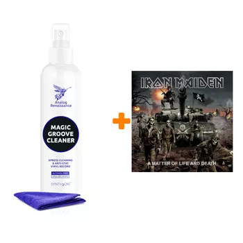 IRON MAIDEN A Matter Of Life And Death 2LP + Спрей для очистки LP с микрофиброй 250мл Набор