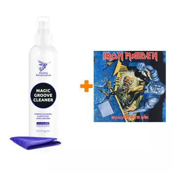 IRON MAIDEN No Prayer For The Dying LP + Спрей для очистки LP с микрофиброй 250мл Набор