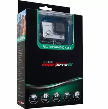 Экшн камера Smarterra B3+ (серебристый)