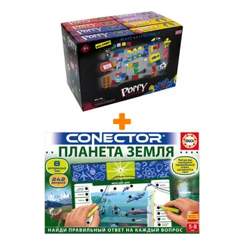 Электровикторина Планета Земля Морское дно + Конструктор Huggy Wuggy 33 детали Набор