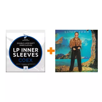 JOHN ELTON Caribou LP + Конверты внутренние COEX для грампластинок 12" 25шт Набор