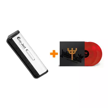 JUDAS PRIEST Reflections 50 Heavy Metal Years Of Music Coloured Red Vinyl 2LP + Щетка для LP Brush It Набор