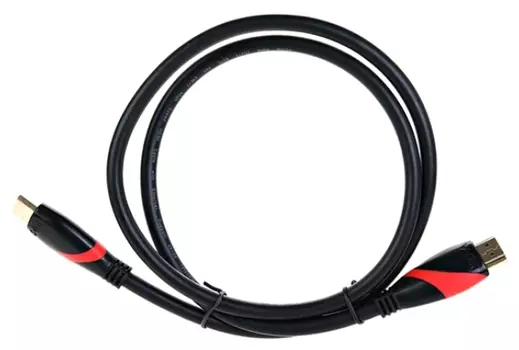 Кабель VCOM HDMI 19M/M 2.0, 1 м (CG525-R-1.0) (black / red)