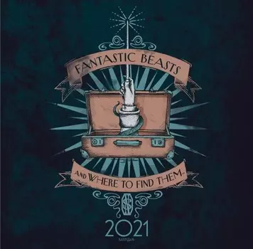 Календарь настенный Fantastic Beasts And Where To Find Them 2021