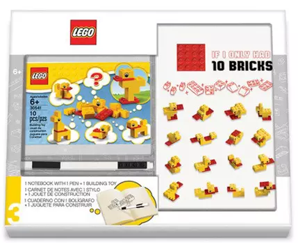 Канцелярский набор LEGO с конструктором LEGO: Classic – Duck Build