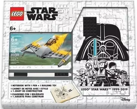 Канцелярский набор LEGO с конструктором LEGO: Star Wars – Naboo Starfighter