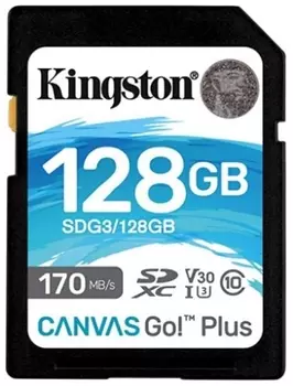 Карта памяти Kingston SDXC 128GB (SDG3/128GB)