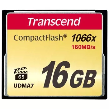Карта памяти Transcend 16GB CompactFlash 1000x