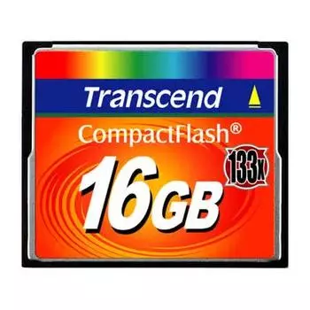 Карта памяти Transcend Compact Flash Card (133X) 16GB