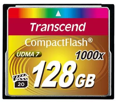 Карта памяти Transcend CompactFlash 1000x 128GB