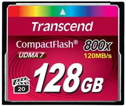 Карта памяти Transcend CompactFlash 800 128GB