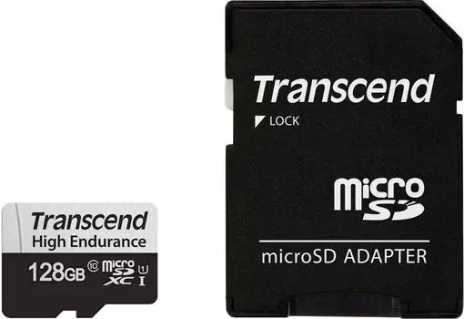 Карта памяти Transcend microSDXC High Endurance 128 ГБ