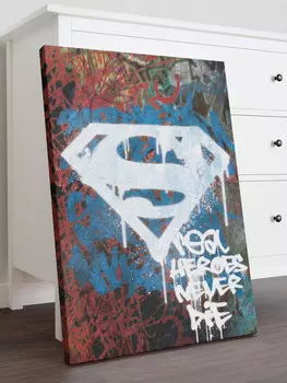 Картина DC Comics: Супермен – Лого Граффити