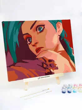 Картина по номерам Анимационные сериалы: Аркейн – Джинкс