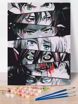 Картина по номерам Аниме: Атака Титанов – Глаза