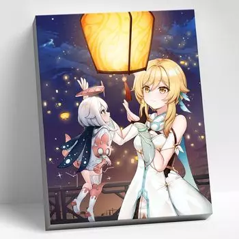 Картина по номерам Genshin Impact: Люмин. 22 цвета (30 x 40 см)