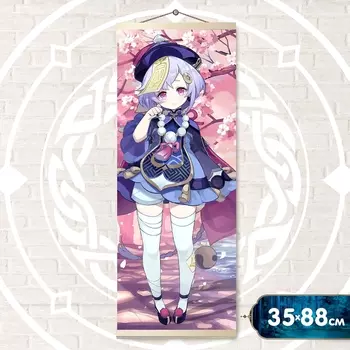 Картина по номерам Панно Genshin Impact: Ци Ци 30 цветов (35 х 88 см)