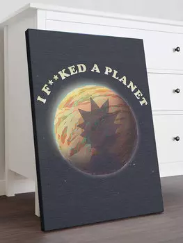 Картина Рик и Морти: Планета