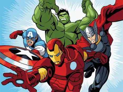 Картины по номерам Русская Живопись: Серия Мстители – Эра Альтрона (30х40 см)