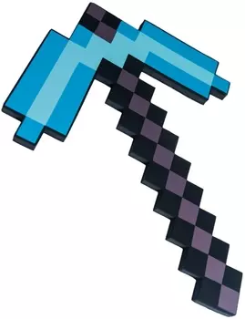 Кирка 8Бит Алмазная Пиксельная (40 см)