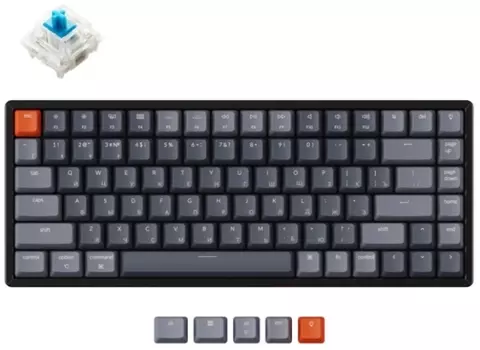Клавиатура Keychron K2 беспроводная механическая с RGB подстветкой, Hot-Swap, Gateron Blue Switch для PC