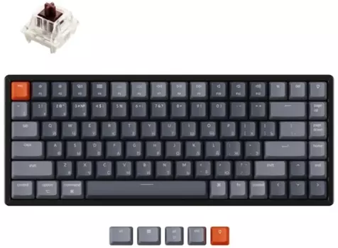 Клавиатура Keychron K2 беспроводная механическая с RGB подстветкой, Hot-Swap, Gateron Brown Switch для PC