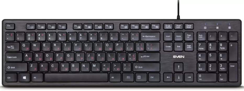 Клавиатура SVEN KB-E5800 проводная для PC (черный)(SV-017033)