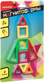 Конструктор Магнитоформы: Ракета. 9 деталей