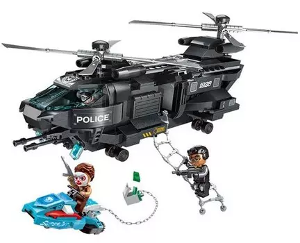 Конструктор QMAN: Вертолёт спецназа полиции (1928)