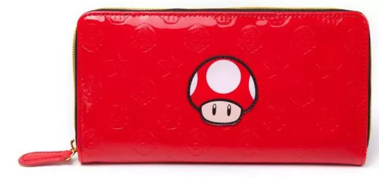 Кошелёк Nintendo: Mushroom Allaround Zipper Bifold
