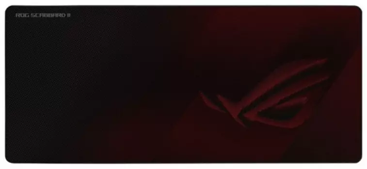 Коврик для мыши ASUS ROG Scabbard II игровой для PC (черный) (90MP0210-BPUA00)