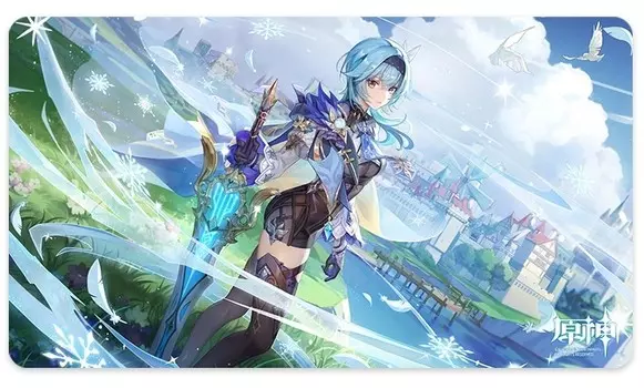 Коврик для мыши Genshin Impact: Dance Of The Shimmering Wave – Eula (40x70 см)