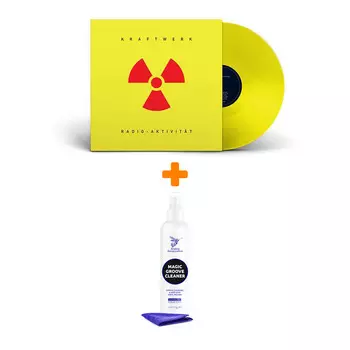 KRAFTWERK Radio-Aktivitat Coloured Yellow Vinyl LP + Спрей для очистки LP с микрофиброй 250мл Набор