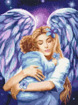 Кристальная мозаика Ангел – Хранитель (30х40см)