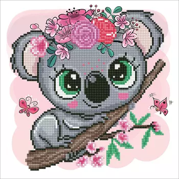 Кристальная мозаика Коала (30х30см)