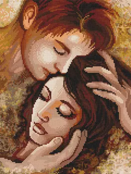 Кристальная мозаика Нежные объятия (30х40см)