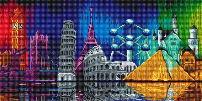 Кристальная мозаика Прогулки по Европе (30х60см)