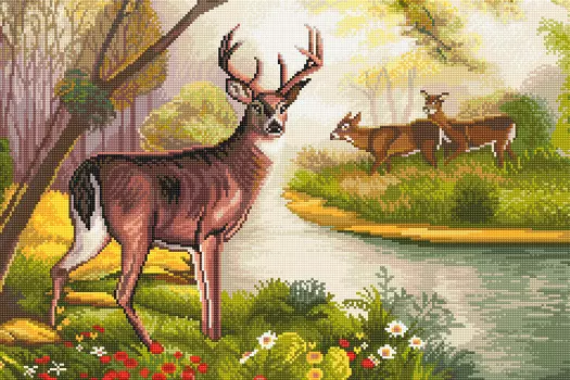 Кристальная мозаика У ручья (40х60см)