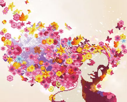 Кристальная мозаика Весна в душе (52х42см)