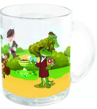 Кружка Чебурашка и крокодил Гена