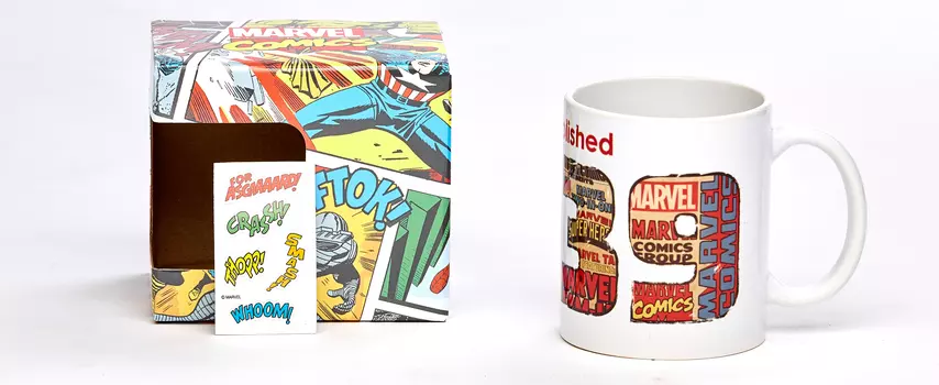 Кружка для декорирования наклейками Marvel 1993 (350 мл)