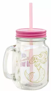 Кружка Funko Disney Princess: The Little Mermaid – Pearl Anniversary Instant Mermaid Mason Jar