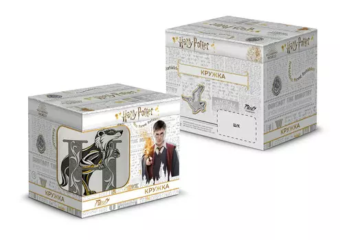 Кружка Гарри Поттер: Пуффендуй Буква (300мл Керамика)