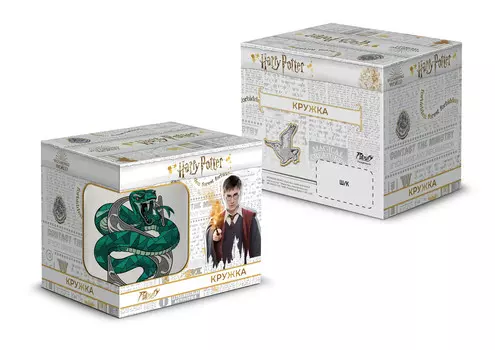 Кружка Гарри Поттер: Слизерин Буква (300мл Керамика)
