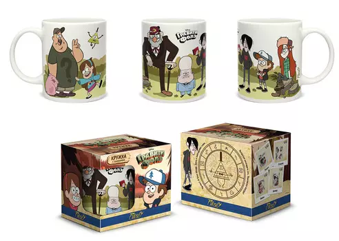 Кружка Гравити Фолз Вся банда №2