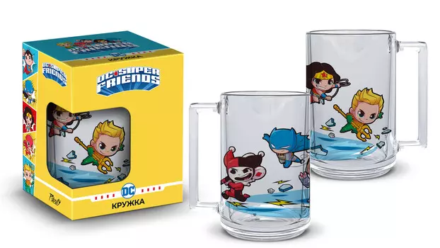 Кружка Justice League Фитнес (320мл) (подарочная упаковка)
